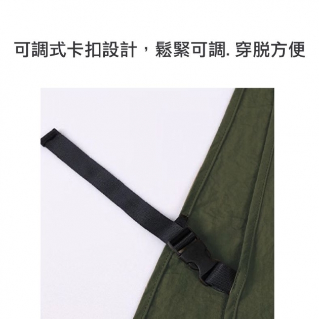短版背心式防潑水素色工作圍裙(L號)_1入