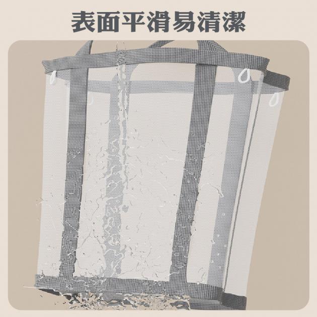 手提式細網洗衣籃.髒衣籃.收納袋_1入
